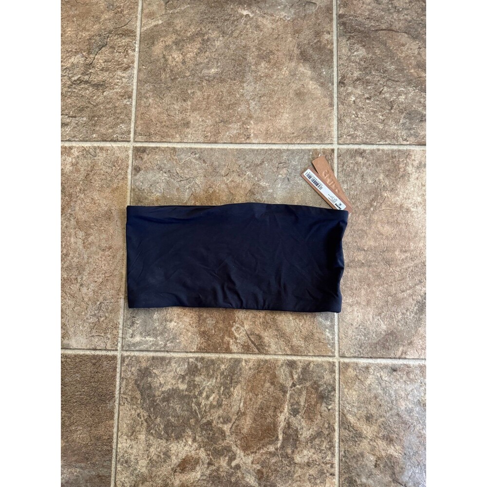 Skims Fits Everybody Bandeau Onyx Size Small